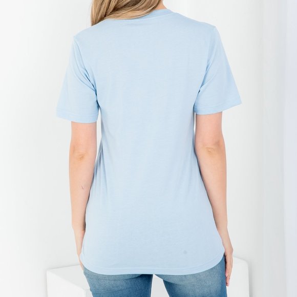 Never Walk Alone Tee Baby Blue - Picture 2 of 2